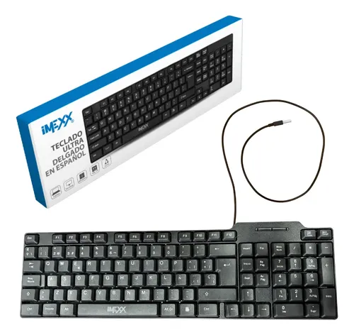 TECLADO NANO IMEXX USB ULTRA DELGADO