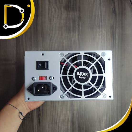 FUENTE DE PODER IMEXX MICRO ATX S-600W PLUS 24 PINES